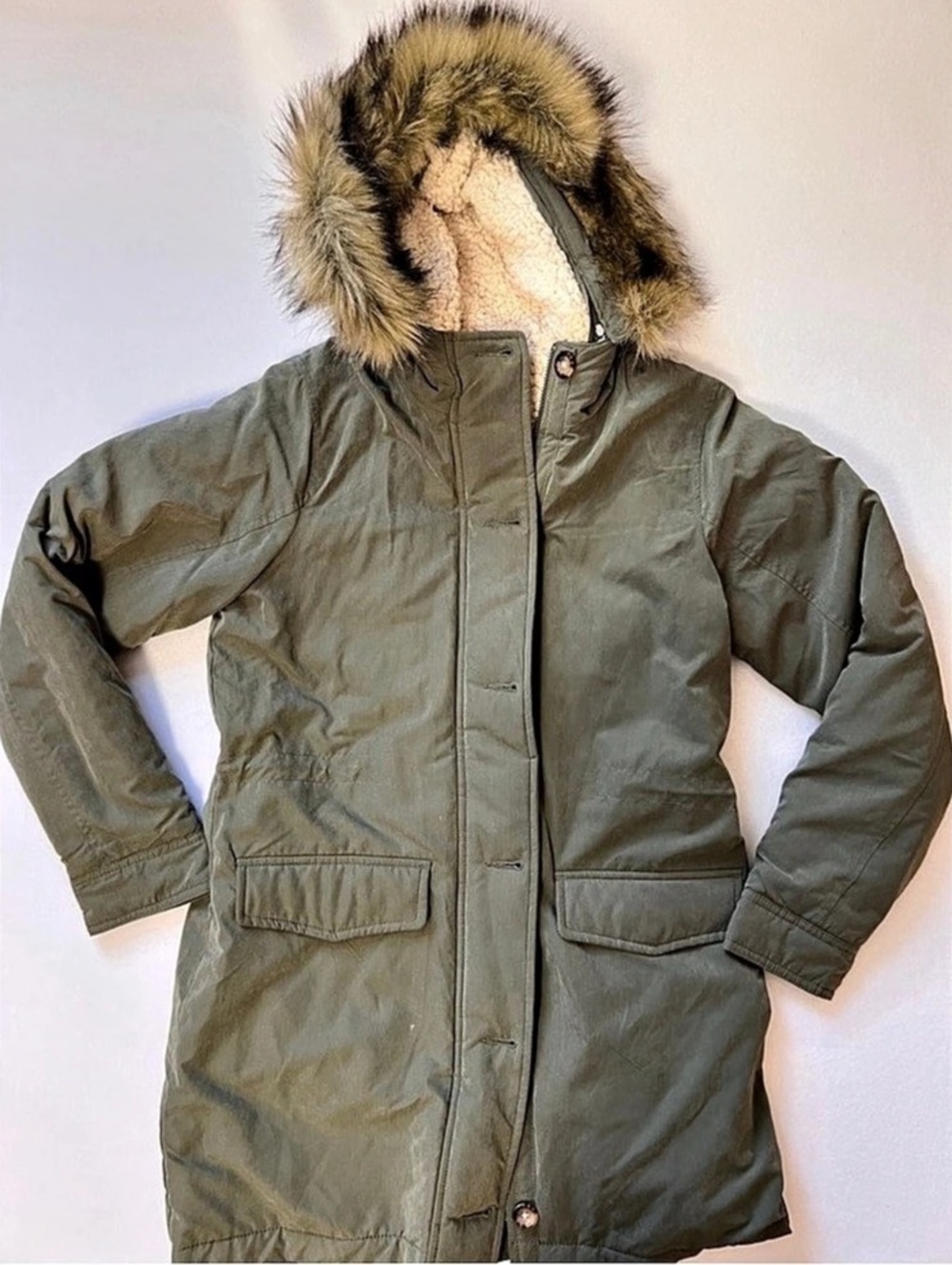 Abercrombie & Fitch Ultimate Winter Parka Green Size Medium